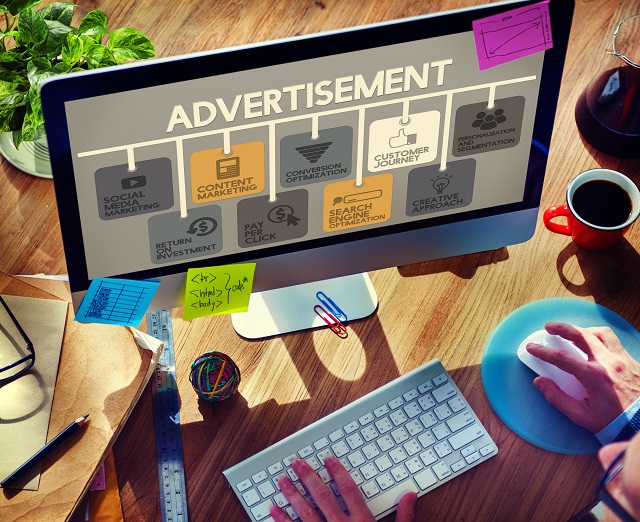 Advertisement Online Marketing Commerce Concept