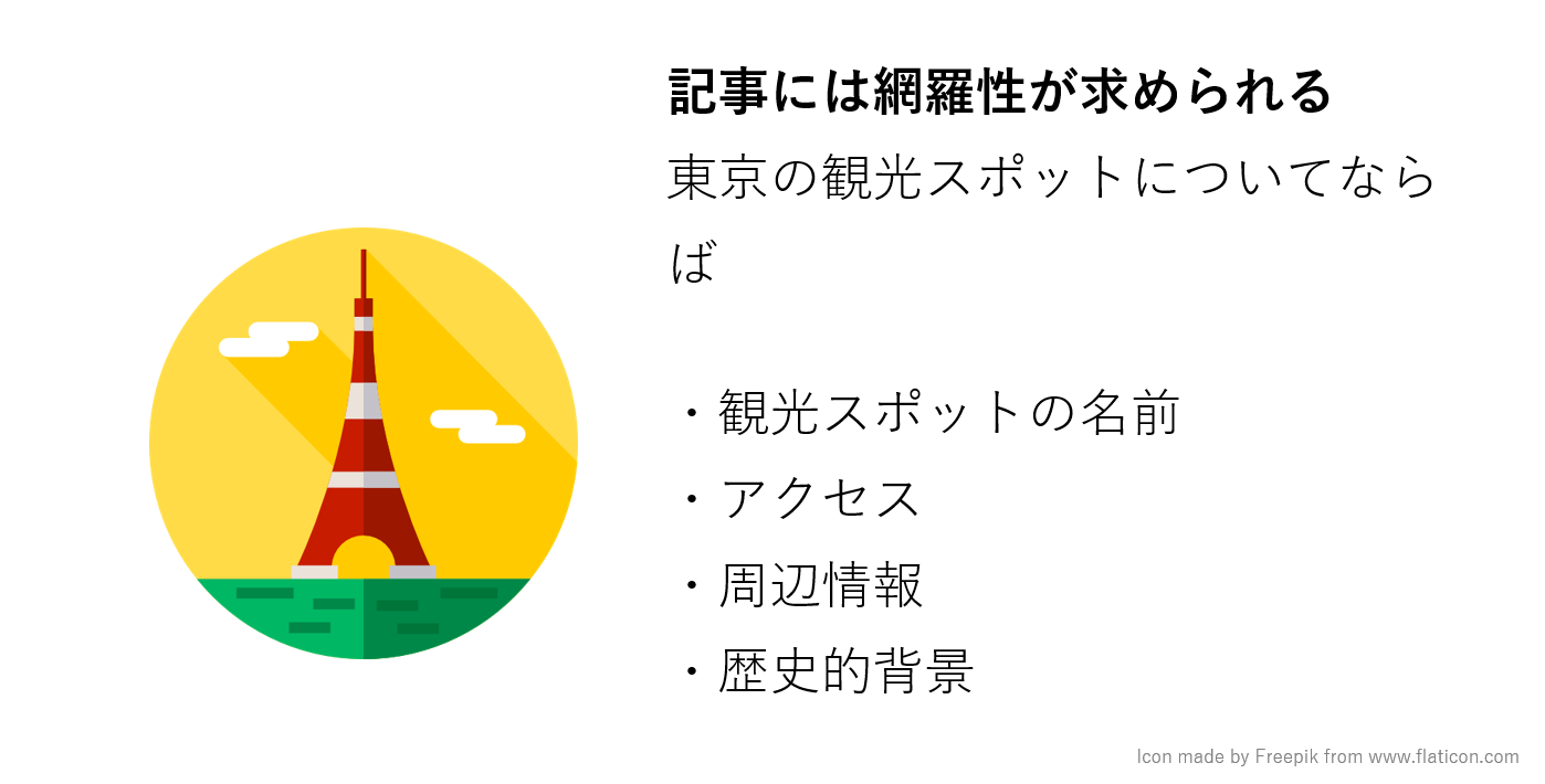 リンクをもらえる記事には網羅性が求められる