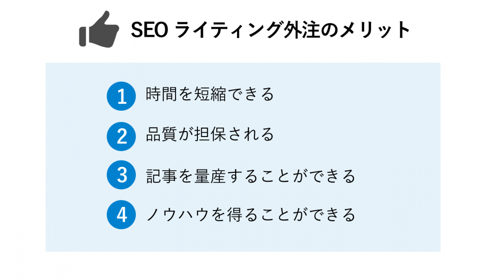 seo ライティング 外注