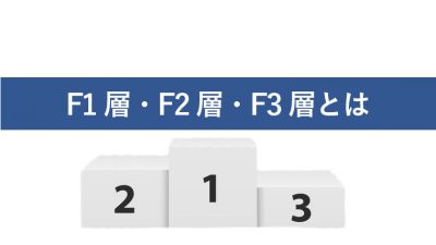 F1層　F2層　F3層