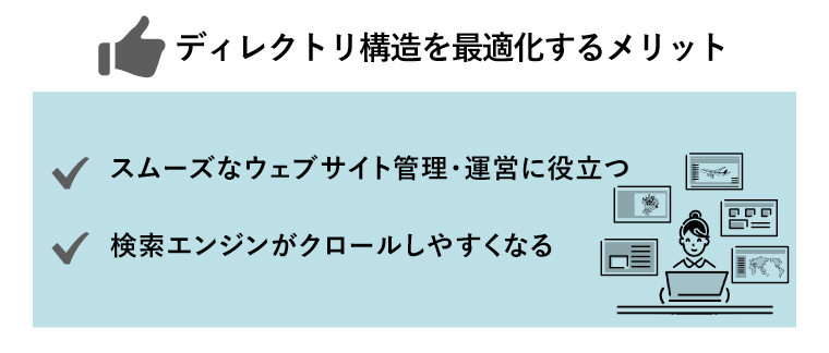 ディレクトリ構造を最適化するメリット