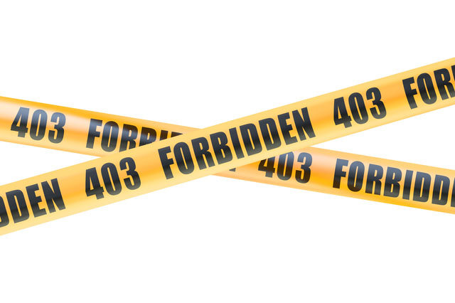 403 Forbidden（403エラー）