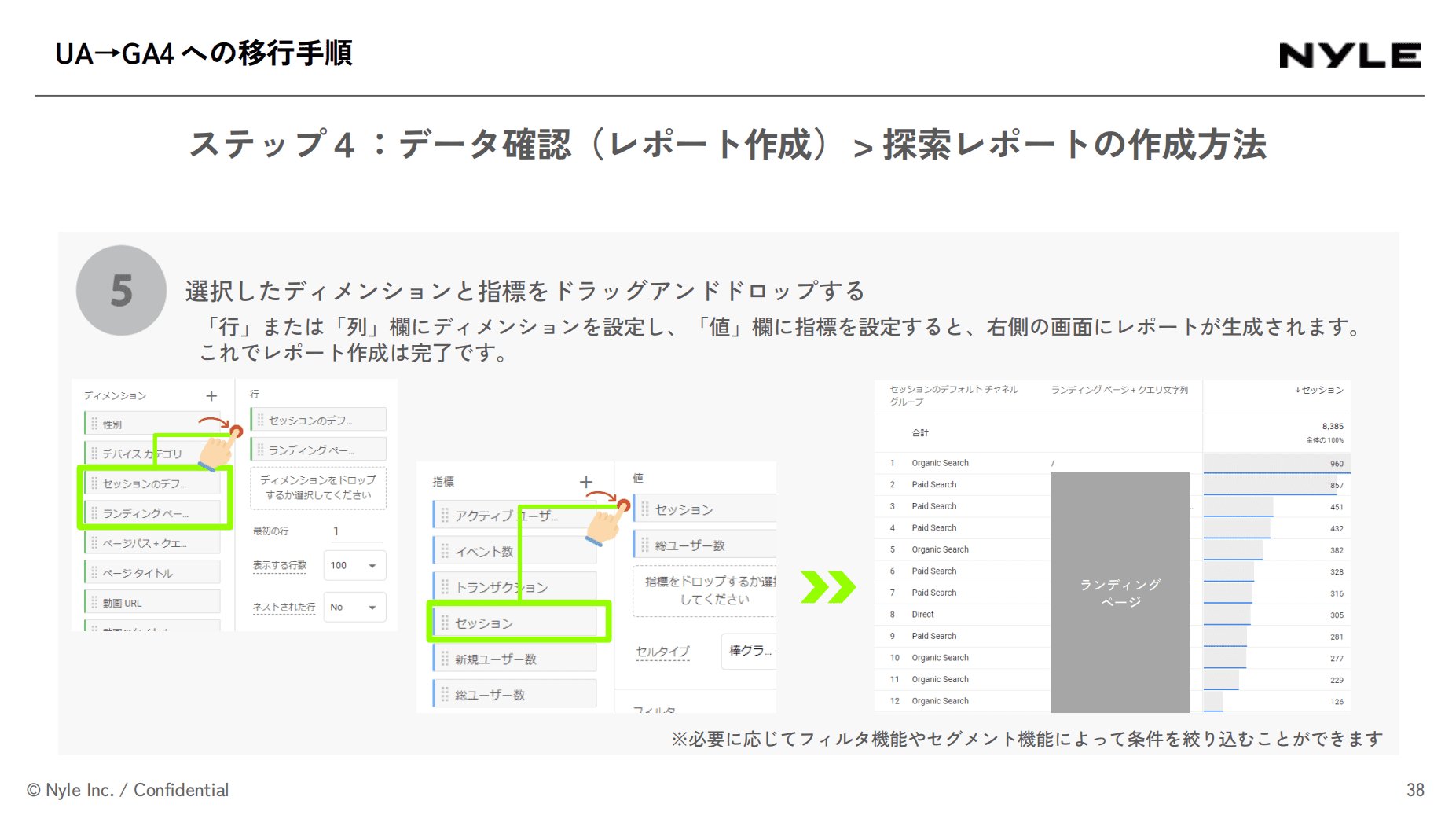 サクッと分かる！Googleアナリティクス4スライドサンプル