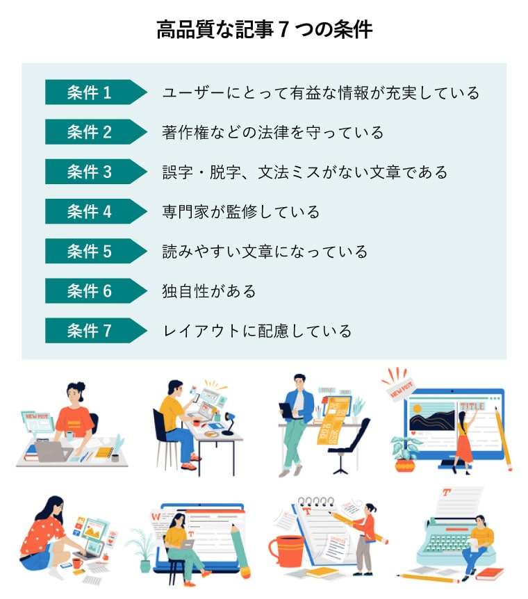 高品質な記事7つの条件