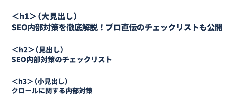 h要素の例