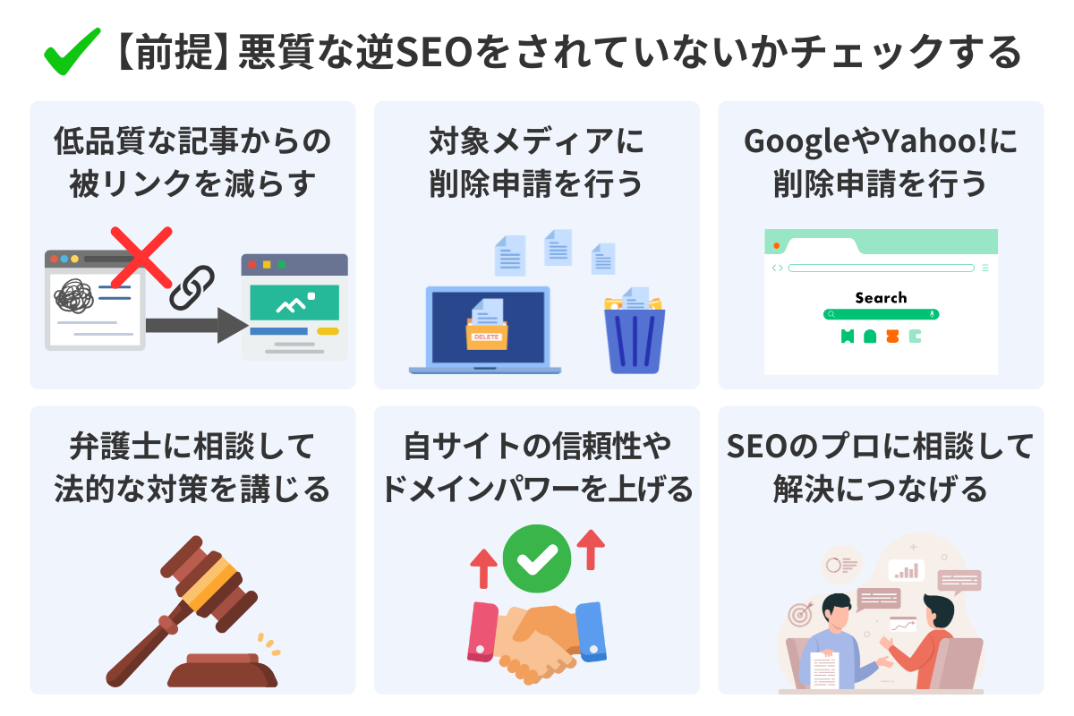 競合サイトから悪質な逆SEOをされた場合の対策