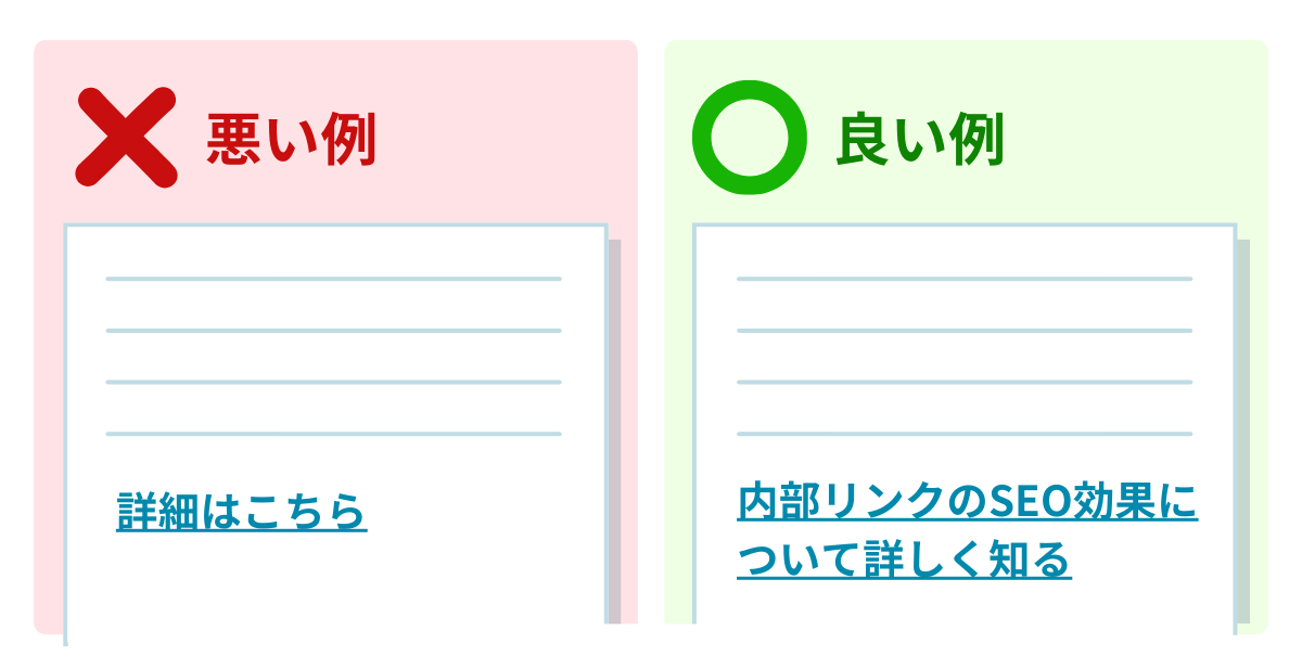 アンカーテキストの悪い例・良い例