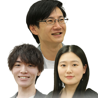 株式会社プリンシプル
CAIO
①池田 朋弘
解析チーム リーダー
②浅野 祐太
解析チーム エンジニア
③小竹 理菜